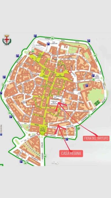 אלבה Casa Regina, Nice Position! מראה חיצוני תמונה